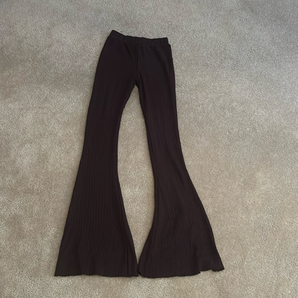 Zara Brown Flare Pants EUC